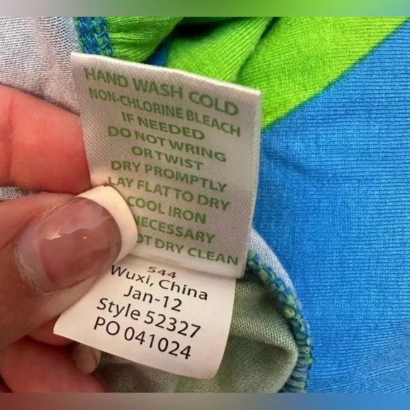 Lilly Pulitzer Adriel Wrap Dress Flutter Sleeve Always A Party Striped Size XL - Picture 7 of 9